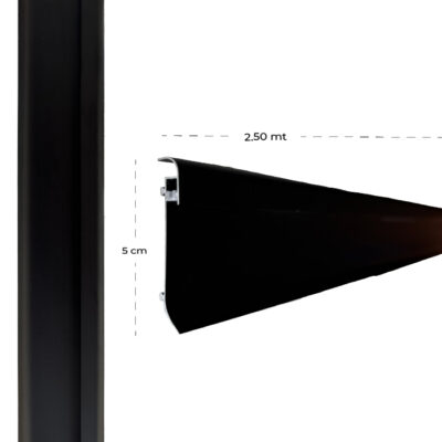 Zócalo Aluminio / D-6N