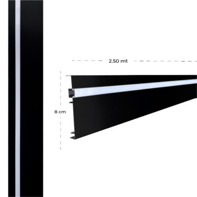 Zócalo Aluminio / D-8N